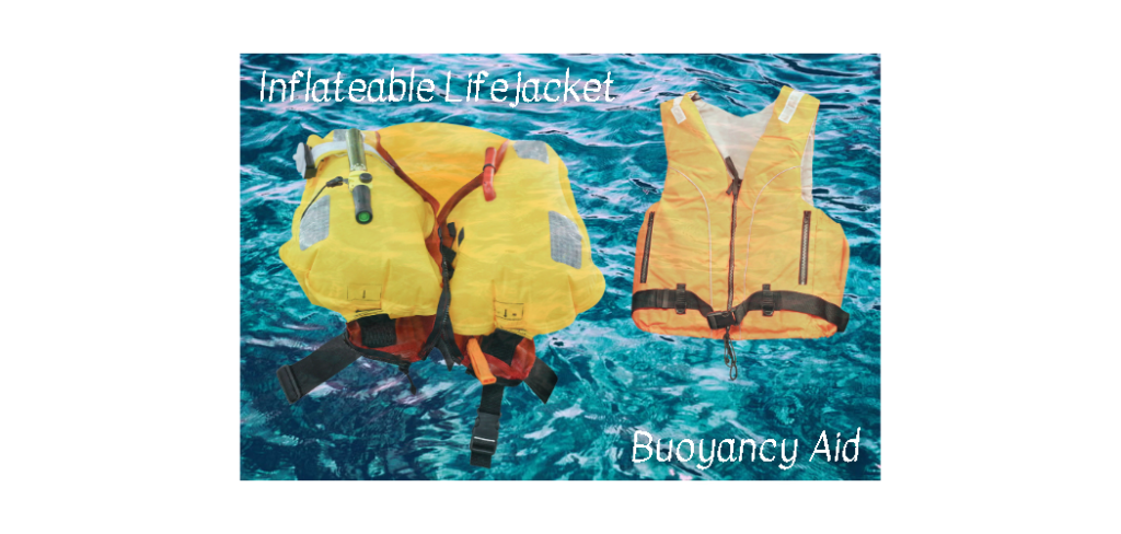 an inflateable and a buoyancy aid